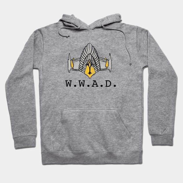 W.W.A.D. Hoodie by uptalkintolkien